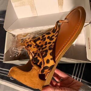 Leopard Print Sandals